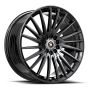 Spec-1 SP-68 18x8.0 5x112 5x114.3 +38 Cb 73.1 Gloss Black & Machined