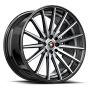 Spec-1 SP-69 18x8.0 5x112 5x114.3 +38 Cb 73.1 Gloss Black Machined & undercut