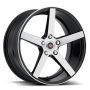 Spec-1 SP-36 20x8.5 5x114.3 +38 Cb 73.1 Gloss Black & Brushed