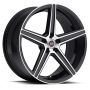 Spec-1 SP-8 18x8.5 5x114.3 +35 Cb 73.1 Gloss Black & Machined