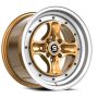 Spec-1 SPT-35 15x8.0 4x100 4x114.3 +25 Cb73.1 Gold & Machined Lip