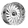 Amani Forged Vamos 30x9 6x135 6x139.7 +15 Cb 78.1 Brush Center Chrome Lip Large XL Cap Round Lip 4"