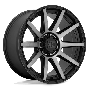 XD847 20X10 6X135 S-BLK GTCC -18MM