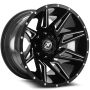 XF Off-Road XF-218 20x9 5x127 5x139.7 0 Cb 78.1 Gloss Black & Milled
