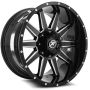 XF Off-Road XF-219 17X9 5x127 5x139.7 0 Cb 78.1 Gloss Black & Milled