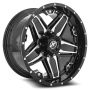 Xf Off-Road Xf-223 20X12 5X127 5X139.7 -44 Cb 78.1 Gloss Black & Machined