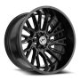 XF Off-Road XF-230 17x9 6x135 6x139.7 0 Cb 106.4 Gloss Black & Machined