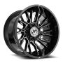 XF Off-Road XF-230 20x10 8x165.1 8x180 -12 Cb 125.2 Gloss Black & Machined