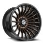 XF Off-Road XF-231 17x9 6x135 6x139.7 +12 Cb 106.4 Satin Black & Bronze Machined Double Dark Tint