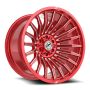 XF Off-Road XF-231 20x10 5x127 5x139.7 -24 Cb 78.1 Anodized Red & Milled