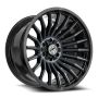 XF Off-Road XF-231 20x9 6x135 6x139.7 0 Cb 106.4 Gloss Black & Machined Titanium Double Dark Tint