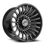 XF Off-Road XF-231 24x12 Blank 8x -44 Cb 125.2 Gloss Black & Milled