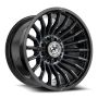 XF Off-Road XF-231 24x14 8x165.1 8x180 -76 Cb 125.2 Gloss Black & Machined Titanium Double Dark Tint