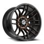 XF Off-Road XF-232 18x9 5x127 5x139.7 0 Cb 78.1 Satin Black & Bronze Machined Double Dark Tint