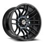 XF Off-Road XF-232 22x12 6x135 6x139.7 -44 Cb 106.4 Gloss Black & Machined Titanium Double Dark Tint