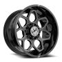 XF Off-Road XF-233 20x10 8x165.1 8x180 -12 Cb 125.2 Gloss Black & Milled