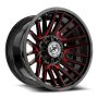 XF Off-Road XF-234 20x10 8x165.1 8x180 -12 Cb 125.2 Gloss Black & Red Machined