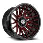 XF Off-Road XF-234 20x9 6x135 6x139.7 +12 Cb 106.4 Gloss Black & Red Machined