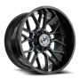 XF Off-Road XF-235 20x10 8x165.1 8x170 -24 Cb 125.2 Gloss Black & Machined Titanium Double Dark Tint
