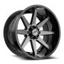 XF Off-Road XF-236 20X10 6x135 6x139.7 -12 Cb 106.4 Gloss Black & Brushed Double Dark Tint