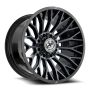 XF Off-Road XF-237 20x10 8x165.1 8x170 -12 Cb 125.2 Gloss Black & Machined Titanium Double Dark Tint
