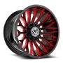 XF Off-Road XF-237 20x12 8x165.1 8x170 -44 Cb 125.2 Gloss Black & Red Milled