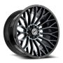 XF Off-Road XF-237 20x9 5x127 5x139.7 0 Cb 78.1 Gloss Black & Machined Titanium Double Dark Tint