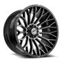 XF Off-Road XF-237 26x12 5x127 5x139.7 -44 Cb 78.1 Gloss Black & Brushed Double Dark Tint
