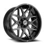 XF Off-Road XF-238 20x10 5x127 5x139.7 -24 Cb 78.1 Gloss Black & Milled