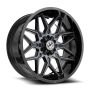 XF Off-Road XF-238 20x10 6x135 6x139.7 -12 Cb 106.4 Gloss Black & Machined Titanium Double Dark Tint