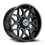 XF Off-Road XF-238 20x10 8x165.1 8x170 -12 Cb 125.2 Gloss Black & Machined Titanium Double Dark Tint