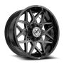 XF Off-Road XF-238 20x10 8x165.1 8x170 -12 Cb 125.2 Gloss Black & Milled