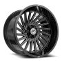 XF Off-Road XF-239 20X10 6X135 6X139.7 -12 Cb 106.4 Gloss Black & Milled