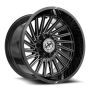 XF Off-Road XF-239 20X10 8X165.1 8X170 -12 Cb 125.2 Gloss Black & Milled