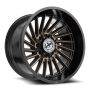 XF Off-Road XF-239 20x9 8x165.1 8x170 0 Cb 125.2 Satin Black & Bronze Machined Double Dark Tint