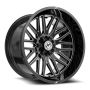 XF Off-Road XF-240 17x9 6x135 6x139.7 +12 Cb 106.4 Gloss Black & Milled