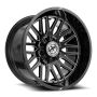 XF Off-Road XF-240 22x12 8x165.1 8x180 -44 Cb 125.2 Gloss Black & Milled
