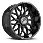 XF Off-Road XF-242 20x10 5x127 5x139.7 -12 Cb 78.1 Gloss Black