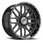 XF Off-Road XF-244 20x9.0 6x135 6x139.7 +12 Cb 106.4 Gloss Black & Milled