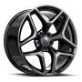 OE. Revolution Z28 22X10 5X120 +25 Cb 71.5 Gloss Black & Machined
