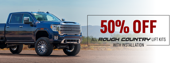 Rough Country Lift Kits Fifty Percent Off With Install
