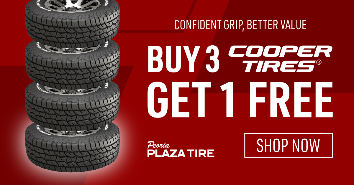 Cooper Tires Buy Three Get One Free