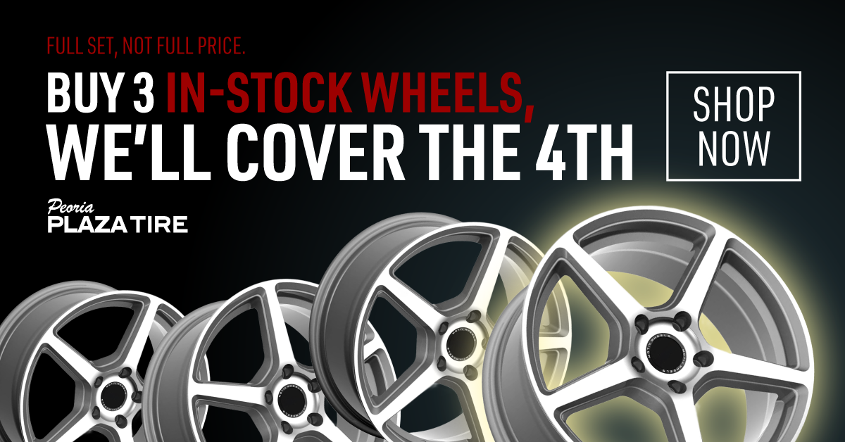 PlazaTire Buy Three Wheels We Will Cover The Fourth