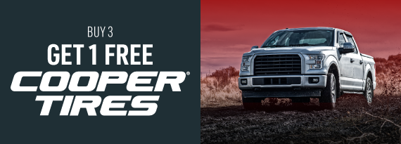 Cooper Tires Buy Three Get One Free