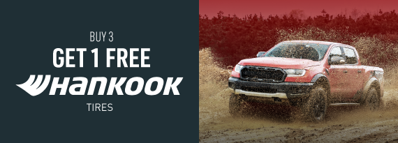 Hankook Tires Buy Three Get One Free
