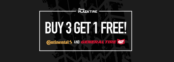 Buy Three get one Free General Continental Tires
