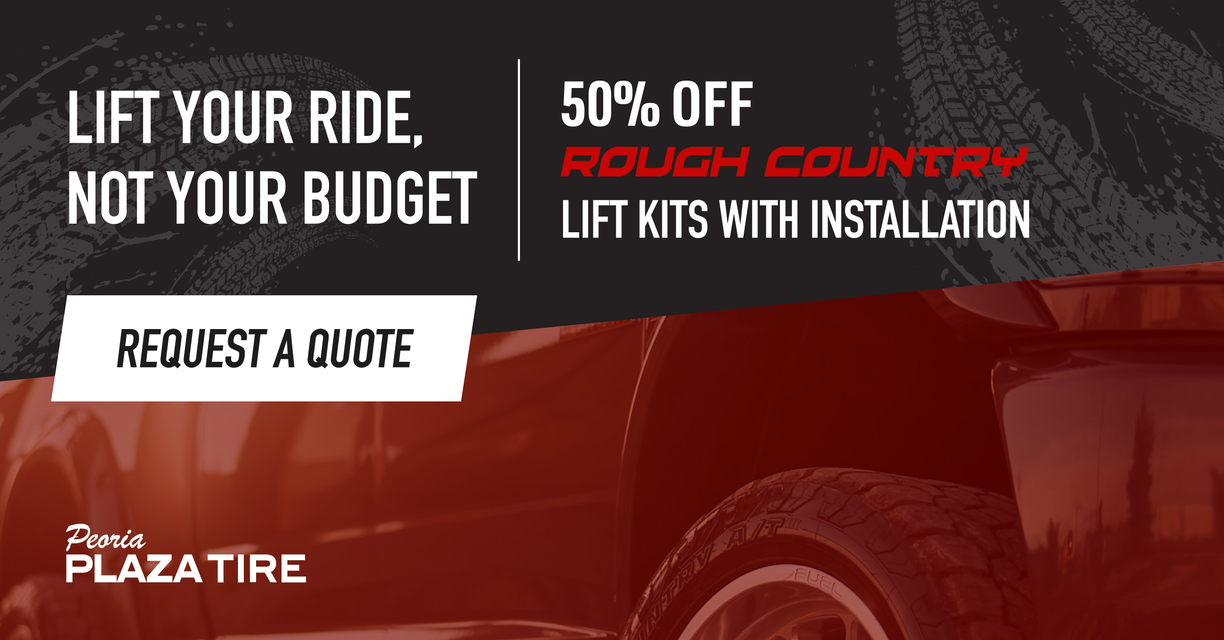 50% Off Rough Country Lift Kits